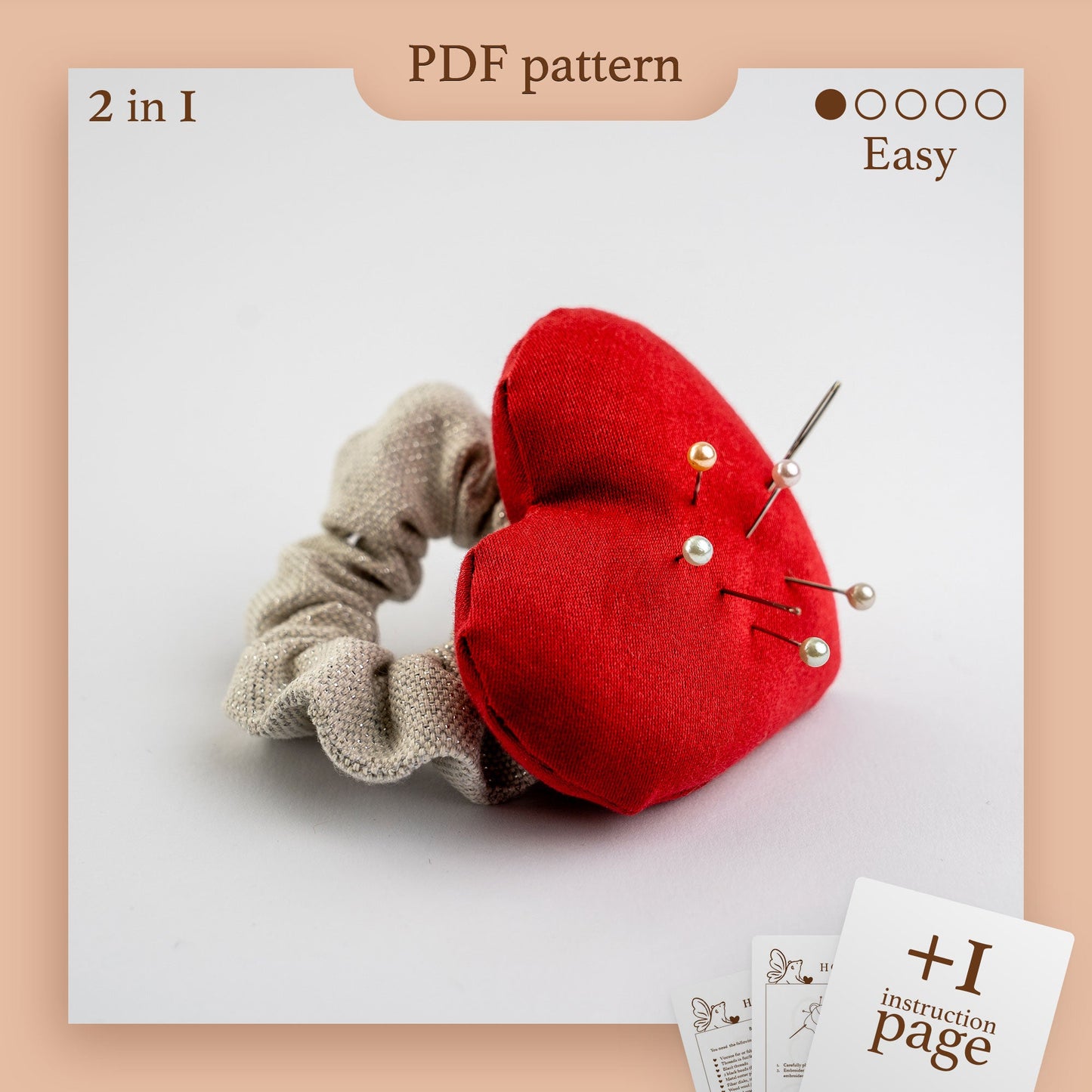 Arm Needle Pad - Sewing Pattern (PDF download) - Anna's Bearnest - Pattern - Anna's Bearnest