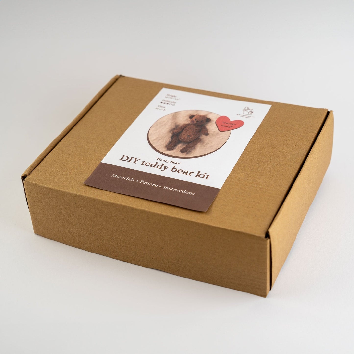 Honey Bear - Physical DIY Hobby Kit Box - Anna's Bearnest - Hobby Box - Anna's Bearnest