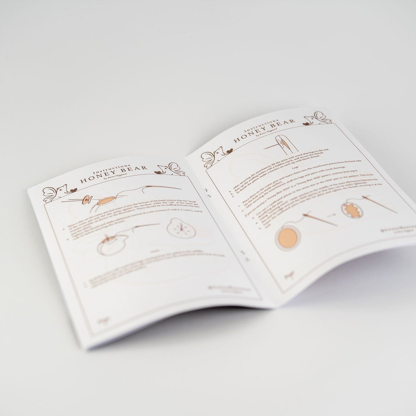 Honey Bear - Sewing Pattern (PDF download) - Anna's Bearnest - Pattern - Anna's Bearnest