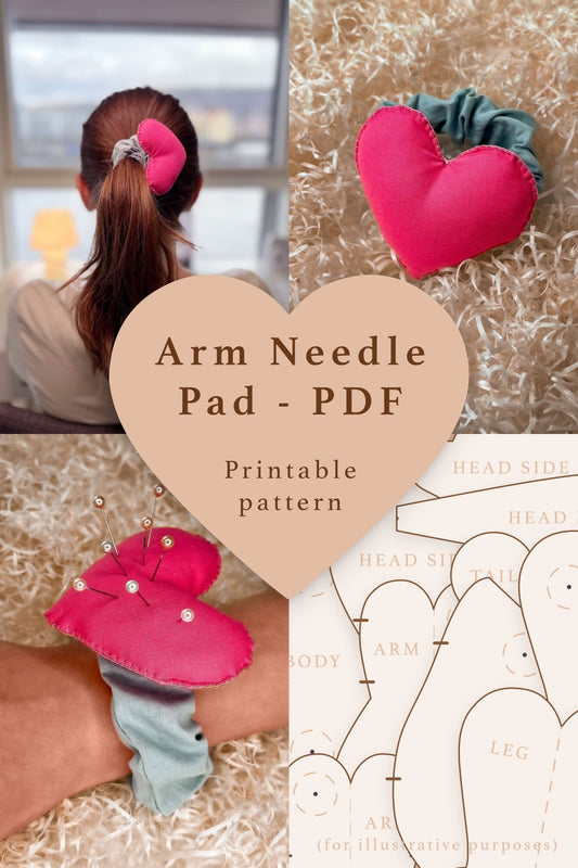 Arm Needle Pad, PDF pattern - Instant download