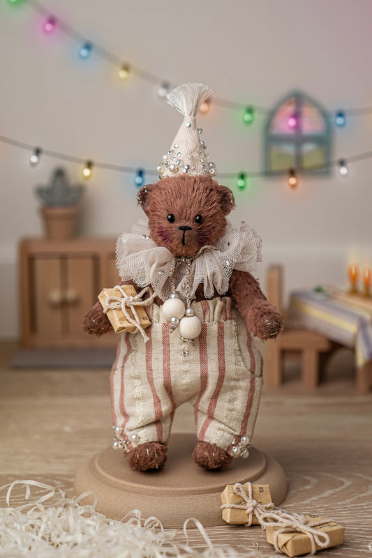 Handmade Festive Bear (one of a kind)